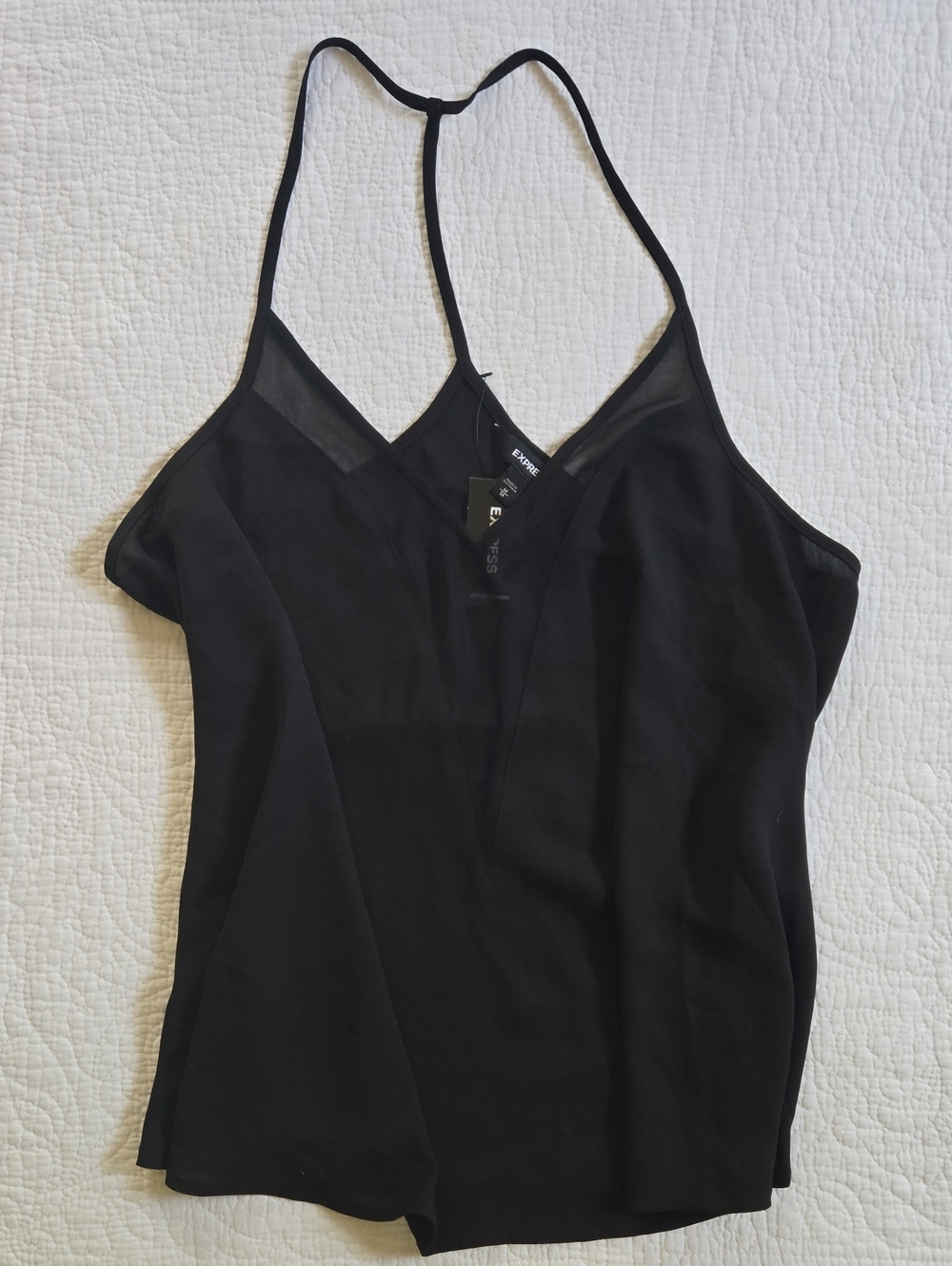 Express Black Racerback Spaghetti-Strap Cami
